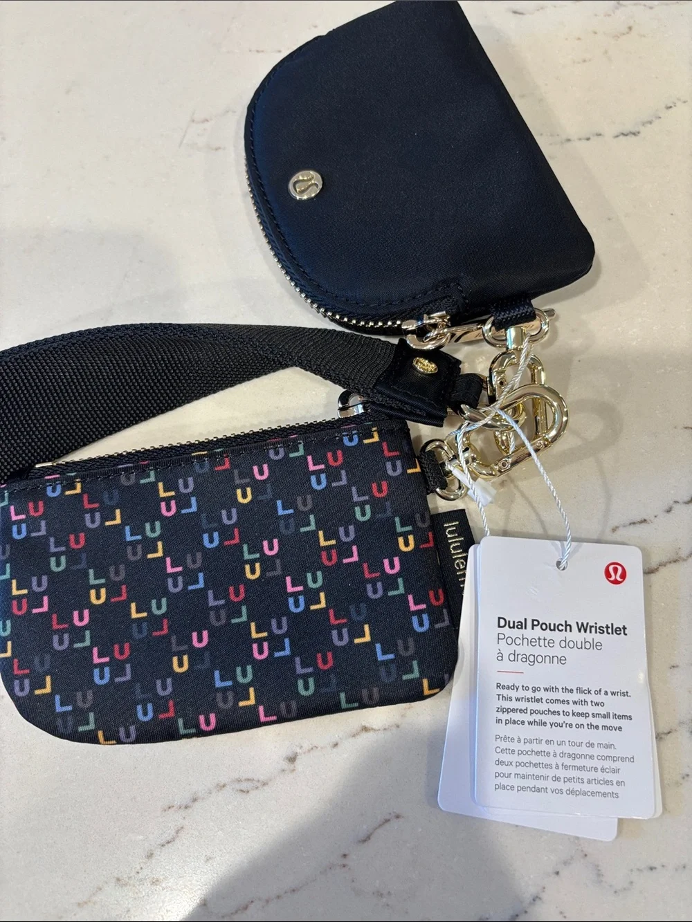 🌈 lululemon “LU” Logo Essentials Bundle - RARE Colorway + Black Align Dress NWT